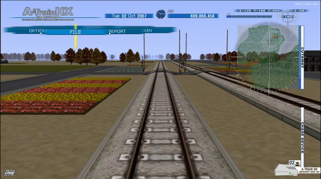 A-Train HX first person view from one of your trains